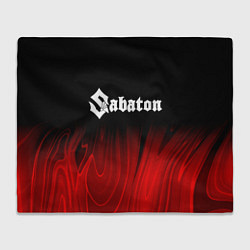 Плед флисовый Sabaton red plasma, цвет: 3D-велсофт