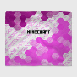 Плед Minecraft pro gaming: символ сверху