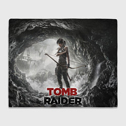 Плед флисовый Rise of the tomb rider, цвет: 3D-велсофт