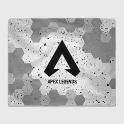 Плед флисовый Apex Legends glitch на светлом фоне, цвет: 3D-велсофт