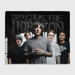 Плед флисовый Bring Me The Horizon rock band, цвет: 3D-велсофт