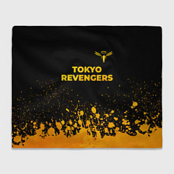 Плед Tokyo Revengers - gold gradient: символ сверху