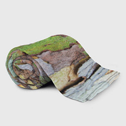 Плед флисовый Кора дерева, цвет: 3D-велсофт — фото 2