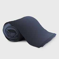 Плед флисовый Градиент сиренево-черный, цвет: 3D-велсофт — фото 2