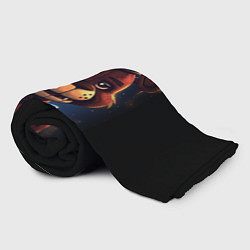 Плед флисовый Фредди в шляпе, цвет: 3D-велсофт — фото 2