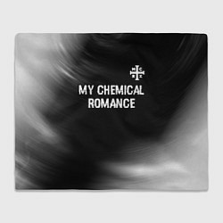 Плед My Chemical Romance glitch на темном фоне: символ