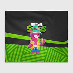 Плед Doug Brawl stars green black