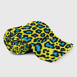 Плед флисовый Кислотный леопард паттерн, цвет: 3D-велсофт — фото 2
