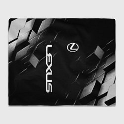 Плед флисовый Lexus - minimalism, цвет: 3D-велсофт