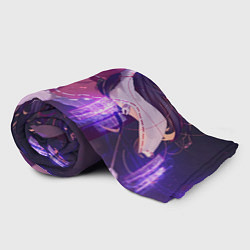 Плед флисовый Touhou Project Рейму Хакурей, цвет: 3D-велсофт — фото 2