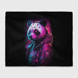 Плед Panda cyberpunk