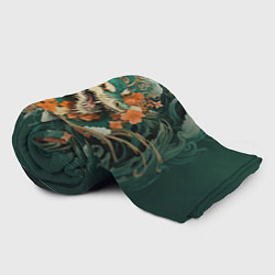 Плед флисовый Облачный дракон Irezumi, цвет: 3D-велсофт — фото 2