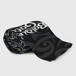 Плед флисовый Балдурс гейт 3 - черный дракон, цвет: 3D-велсофт — фото 2