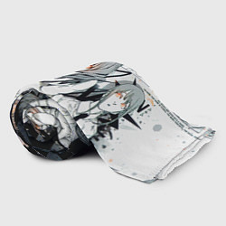 Плед флисовый Макима Дэндзи человек-бензопила, цвет: 3D-велсофт — фото 2
