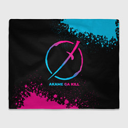 Плед Akame ga Kill - neon gradient