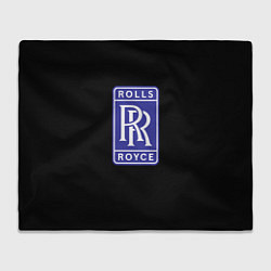 Плед флисовый Rolls Royce, цвет: 3D-велсофт