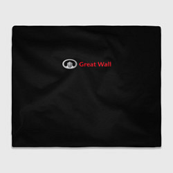 Плед флисовый Great Wall auto, цвет: 3D-велсофт