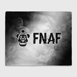 Плед флисовый FNAF glitch на светлом фоне по-горизонтали, цвет: 3D-велсофт