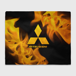 Плед флисовый Mitsubishi - gold gradient, цвет: 3D-велсофт