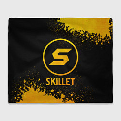 Плед флисовый Skillet - gold gradient, цвет: 3D-велсофт