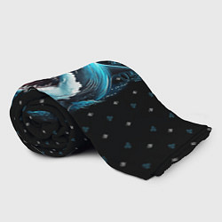 Плед флисовый Акула покера, цвет: 3D-велсофт — фото 2
