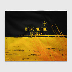 Плед Bring Me the Horizon - gold gradient посередине