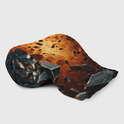 Плед флисовый Большой взрыв камней, цвет: 3D-велсофт — фото 2