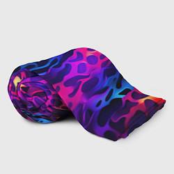 Плед флисовый Камуфляж из ярких красок, цвет: 3D-велсофт — фото 2
