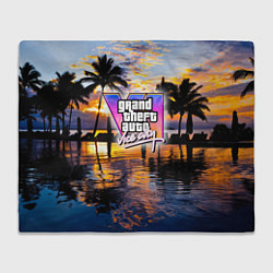 Плед Grand theft auto 6 vice city