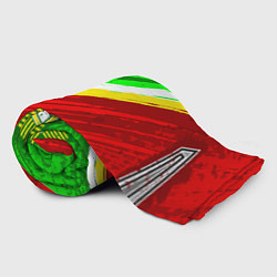 Плед флисовый Зеленоградский флаг, цвет: 3D-велсофт — фото 2