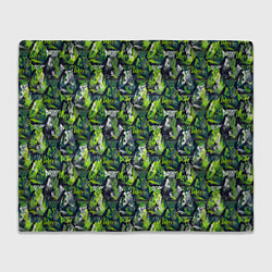 Плед флисовый Three, цвет: 3D-велсофт