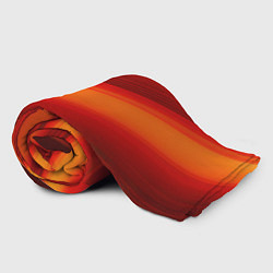 Плед флисовый Красная изогнутая абстракция, цвет: 3D-велсофт — фото 2