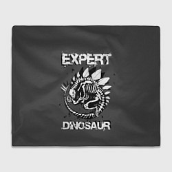 Плед флисовый Dinosaur expert, цвет: 3D-велсофт