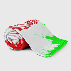 Плед флисовый Liverpool краски спорт, цвет: 3D-велсофт — фото 2