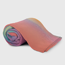 Плед флисовый Радужные переходы градиент, цвет: 3D-велсофт — фото 2