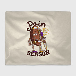 Плед флисовый Сезон боли, цвет: 3D-велсофт