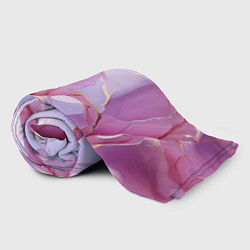 Плед флисовый Куски розового мрамора, цвет: 3D-велсофт — фото 2