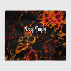 Плед флисовый Deep Purple red lava, цвет: 3D-велсофт