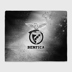 Плед флисовый Benfica sport на светлом фоне, цвет: 3D-велсофт