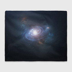 Плед флисовый Спиральная галактика, цвет: 3D-велсофт