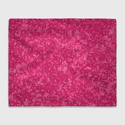 Плед флисовый Яркий розовый абстракция, цвет: 3D-велсофт