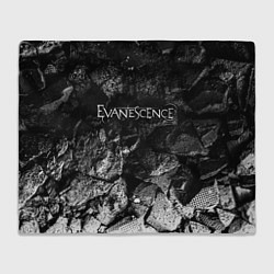 Плед флисовый Evanescence black graphite, цвет: 3D-велсофт