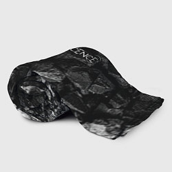 Плед флисовый Evanescence black graphite, цвет: 3D-велсофт — фото 2