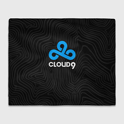Плед флисовый Cloud9 hi-tech, цвет: 3D-велсофт