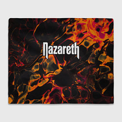 Плед флисовый Nazareth red lava, цвет: 3D-велсофт