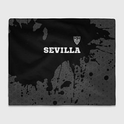 Плед Sevilla sport на темном фоне посередине