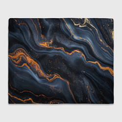 Плед флисовый Лакшери текстура с узорами, цвет: 3D-велсофт