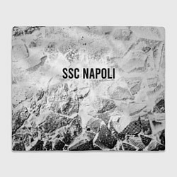 Плед флисовый Napoli white graphite, цвет: 3D-велсофт
