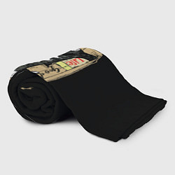 Плед флисовый Всё своё ношу с собой, цвет: 3D-велсофт — фото 2