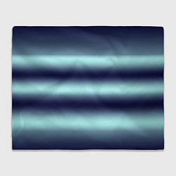 Плед флисовый Полосы градиент, цвет: 3D-велсофт